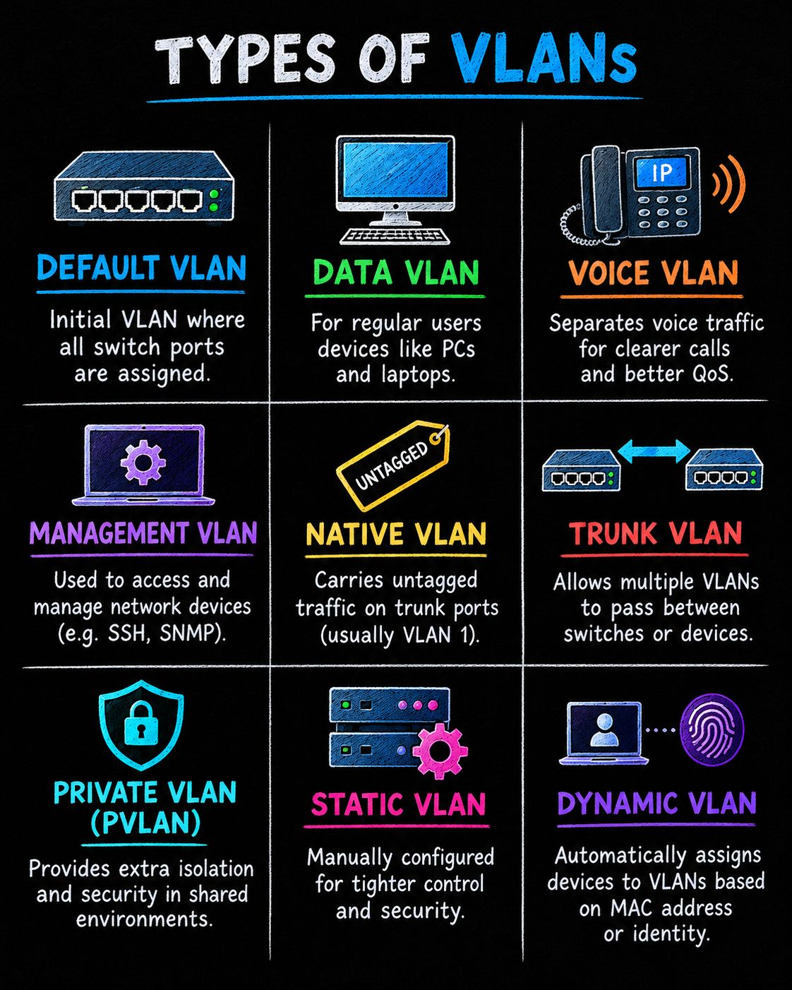 VLANs Types